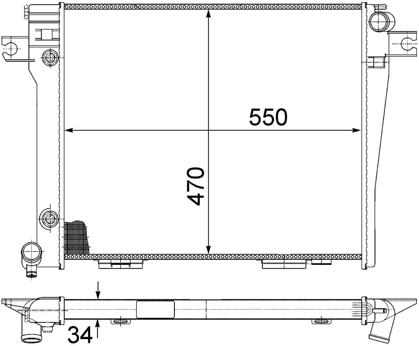 Radiator (w/ Manual Trans)